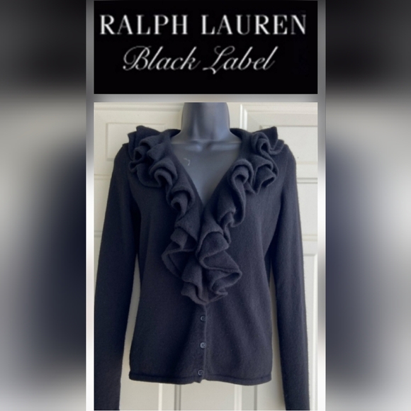 RL BLACK LABEL Ruffles Sweater